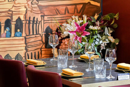 The spacious group dining and private venue hire space at Panas Gurkha Blackheath.