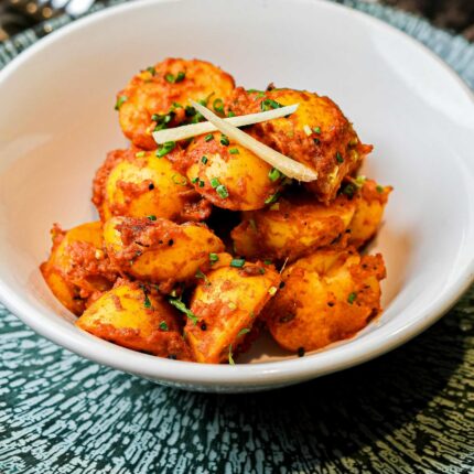 Freshly prepared Indian dishes for collection at Panas Restaurant Blackheath.