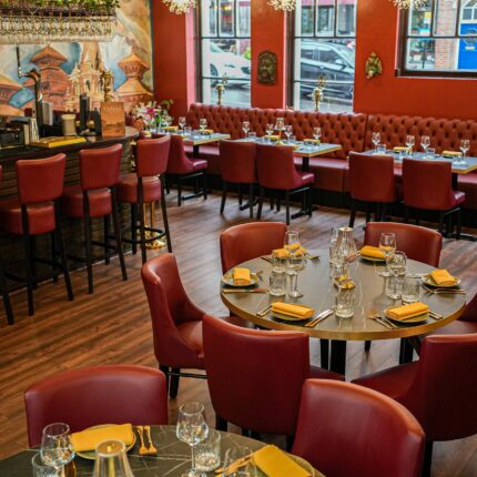Elegant private dining venue space for events at Panas Gurkha near Blackheath Village.