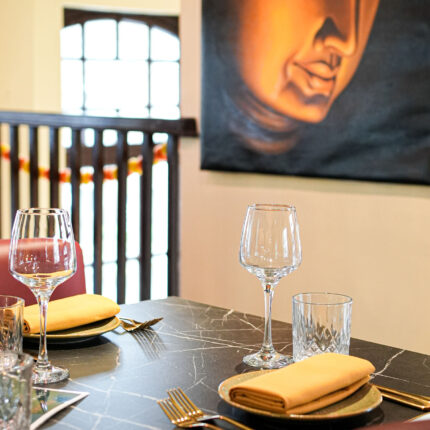 Private group dining rooms at Indian restaurant Nepalese curry house in Blackheath Village with private dining events venue space close to Lewisham near Greenwich Park