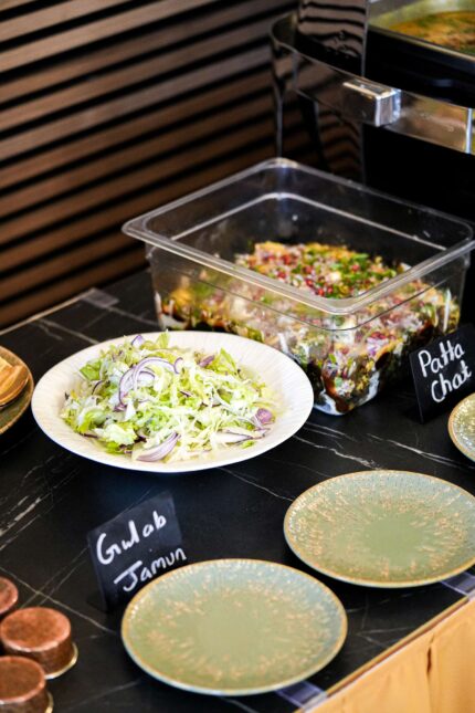 Freshly prepared Indian and Nepalese buffet at Panas Restaurant near Greenwich Park.