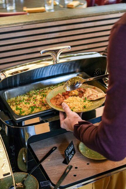 Award-winning chefs' seasonal Sunday Buffet at Panas Restaurant Blackheath.