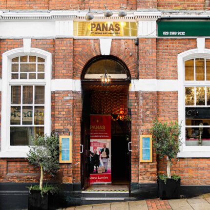 Panas restaurant entrance Blackheath
