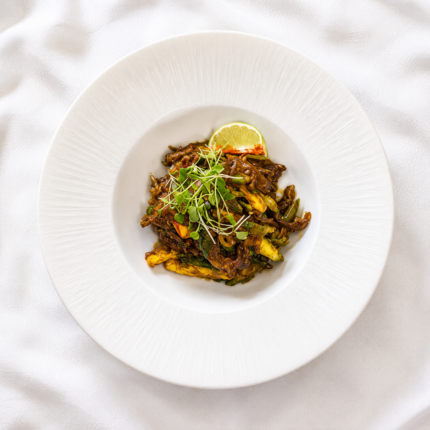 Authentic Nepalese style spiced starter entrée featured on the Panas Restaurant menu.