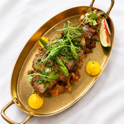 Authentic Nepalese premium grilled meat specialty featured on the Panas Restaurant menu.