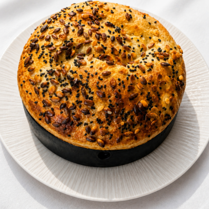 Authentic Nepalese style clay-pot or sealed dough biryani featured on the Panas Restaurant menu.