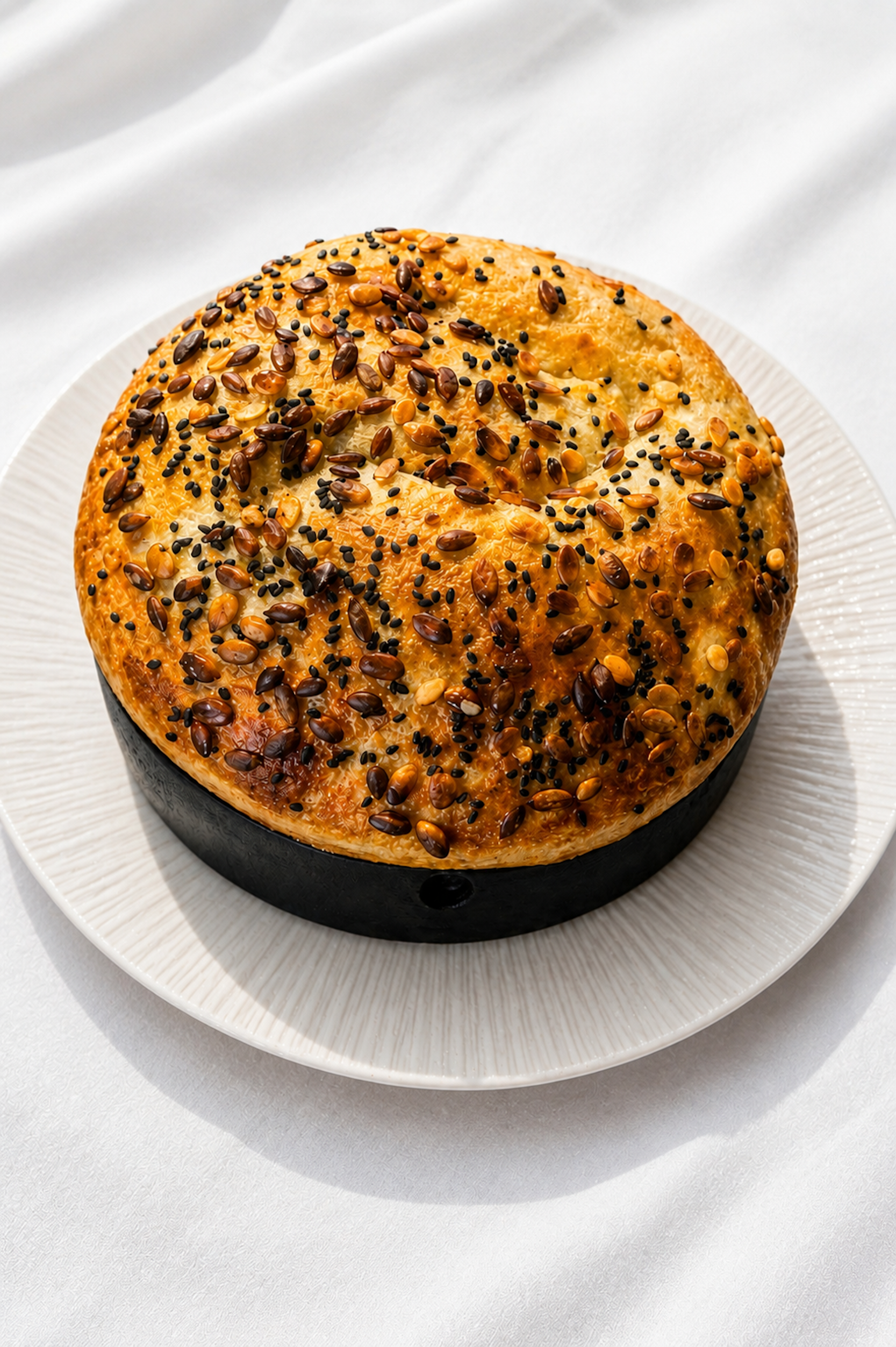 Authentic Nepalese style clay-pot or sealed dough biryani featured on the Panas Restaurant menu.